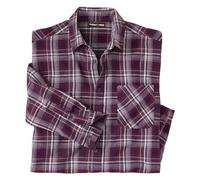 ATLAS FOR MEN Flannel Plaid Shirts - Men's Long Sleeve Check Shirts - Small to 4XL