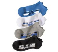 Atlas for Men Men's Ankle Socks (Pack of 4) in Cobalt | Size: 5.5-8 Atlas for Men Cobalt 5.5-8