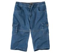 ATLAS FOR MEN - Men's Cropped Denim Cargo Trousers - 4XL