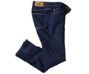ATLAS FOR MEN - Men's Dark Blue Jeans - Regular Fit - W44