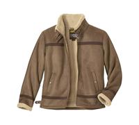 Atlas For Men Mens Faux Suede Sherpa Lined Padded Jacket / N/A N/A AF1599