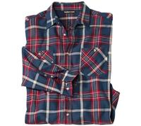ATLAS FOR MEN - Men's Flannel Shirt UK Sizes from S to 4XL