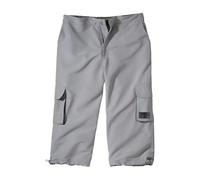 ATLAS FOR MEN - Men's Grey Cropped Cargo Trousers - L