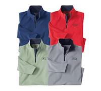 ATLAS FOR MEN - Men's Micro Fleece Pullover Set - Lightweight and Soft - Perfect for Winter - Available in Large Sizes M to 4XL