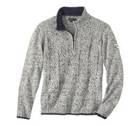 Atlas For Men Mens Mottled Jumper - Grey - Grey - L