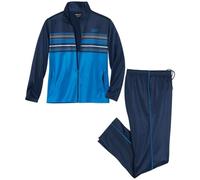 ATLAS FOR MEN - Men's Navy Sporty Tracksuit - Elasticated Waistband - XL