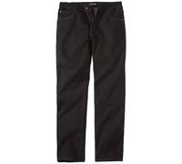 Atlas For Men Mens Part Elasticated Jeans - Black - Black - 32R