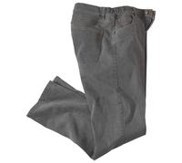 Atlas for Men Men's Part Elasticated Jeans in Grey | Size: 44R Atlas for Men Grey 44R