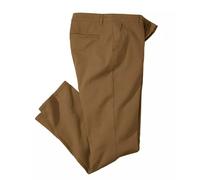 Atlas for Men Men's Plain Chinos in Light Brown | Size: 34R Atlas for Men Light Brown 34R