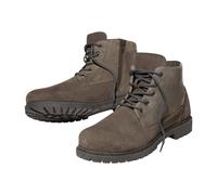 Atlas for Men Men's Split Leather Side Zip Ankle Boots in Brown | Size: 10.5 Atlas for Men Brown 10.5