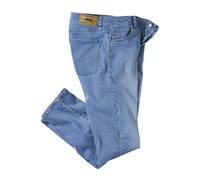 Atlas For Men Mens Stretch Jeans - Light Blue - Light Blue - 34R - 98% Cotton/2% Elastane