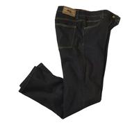 Atlas For Men Mens Stretch Regular Jeans - Black - Black - 50R - 98% Cotton/2% Elastane