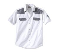 ATLAS FOR MEN - Men's White Short Sleeve Shirt - L
