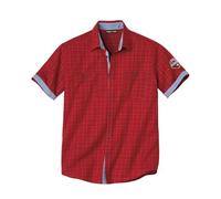 ATLAS FOR MEN - Pilot-Style Short Sleeve Shirt - 4XL Red