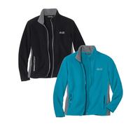 ATLAS FOR MEN - Set of 2 Atlas Two-Tone Fleece Jackets - L