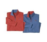 ATLAS FOR MEN - Set of 2 Zipped Underpants - XXL
