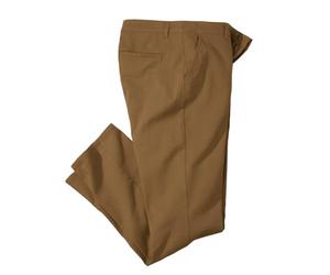 ATLAS FOR MEN - Stretch Chino Trousers - W30 Camel