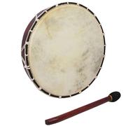 Atlas FRAME DRUM, medium. Round wood frame, rope tensioned skin + beater