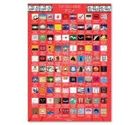Atlas & Green Top 100 Anime Poster. Top 100 Scratch Off Anime Poster. Gift Tube Movie Posters Stickers