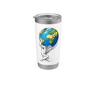 Atlas Holding the Earth Stainless Steel Insulated Tumbler