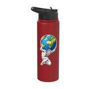 Atlas Holding the Earth Stainless Steel Insulated Water Bottle