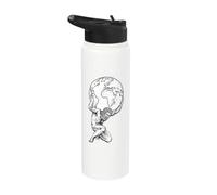 Atlas Holding the Earth Stainless Steel Insulated Water Bottle