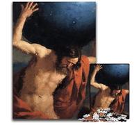 Atlas Holding The World 1000 Piece Puzzle Jigsaw Puzzles for Adults Brain Challenge for Teenagers Home Decor 1000 PCS(75x50cm)