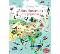 Atlas ilustrado con pegatinas (Libros de pegatinas (Referencia))