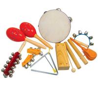 Atlas KIDS PERCUSSION PACK, 10 Items+bag. Shakers, sticks, bells From Hobgoblin