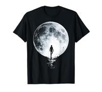 Atlas Moon Men Nature Motif Illustration Artwork T-Shirt