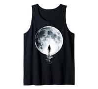Atlas Moon Men Nature Motif Illustration Artwork Tank Top