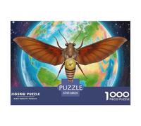 Atlas Moth 1000 Piece Jigsaw Puzzle Magic Fantasy for Adults Challenging Activities Memory Games Stress Relief 38x26cm/1000pcs