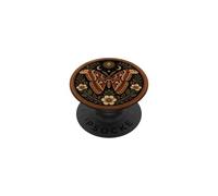 Atlas Moth Celestial Gothic Floral Dark Cottagecore PopSockets Adhesive PopGrip