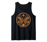 Atlas Moth Celestial Gothic Floral Dark Cottagecore Tank Top