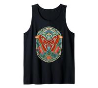 Atlas Moth Vintage Art Nouveau Botanical Tank Top