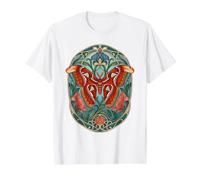 Atlas Moth Vintage Art Nouveau Botanical Value Graphic T-Shirt, Men, White, S