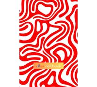 Atlas Notebook - Red & White Zebra Edition: Excellence in Simplicity