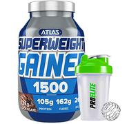 Atlas Nutrisport Super Weight Gainer Mass Gain 1.5kg / 1500g + Shaker (Chocolate)