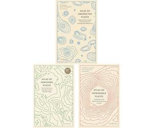 Atlas of the World's Wonders Collection by Travis Elborough: Unexpected, Vanishing & Improbable Places - A Journey to the Earth's Most Extraordinary Locations (3-Book Set)
