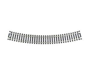 Atlas OO,HO Scale Model Railroad Track, Code 100, Snap-Track, Curved, 457.2mm Radius, 30 Deg (6)