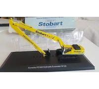 Atlas Oxford KOMATSU PC340 EXCAVATOR DIGGER MODEL EDDIE STOBART 1:76 SIZE RAIL T