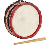 Atlas Rope Tension TABOR DRUM . Red & Blue, 2 Sticks. Great Fun From Hobgoblin