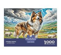 Atlas Shepherd 1000 Pieces Jigsaw Puzzles For Adults Challenging Game Stress Relieving Entertainment Exercise The Memory of The Brain for Men, Women, Elders, Seniors 70x50cm/1000pcs