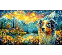 Atlas-Shepherd 1000 Pieces Jigsaw Puzzles Recycled Paper Fun and Challenging Family Game Puzzle Game Great Gift Idea for Decompression 38x26/1000pcs
