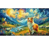 Atlas Shepherd Jigsaw Puzzle for Adults Kids 1000 Pieces - Recycled Paper Educational Challenge Gift 75x50/1000pcs