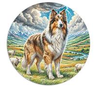 Atlas Shepherd Jigsaw Puzzles Puzzle for Adults Kids. 1000 Pieces Whimsical Challenge Toy Educational Game Home Decoration for Adults& Kids Age 14 Years Up 1000pcs (67.5x67.5cm)