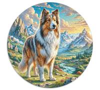 Atlas Shepherd Puzzle 1000 Pieces Jigsaw Round Jigsaws Adults Kids Puzzles Inspirational Challenge Adult Reliever Family Game Stress Difficult 1000pcs (67.5x67.5cm)