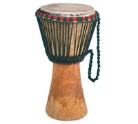 Atlas SMALL DJEMBE. 7in African goatskin head, approx 15in high. Made in Ghana