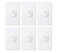Atlas Sound AT Series 100 Watt 25/70 Volt Attenuator - Contractor Pack (6 Pack, Decora White)