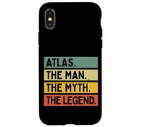 Atlas The Man The Myth The Legend Funny Personalized Quote Case for iPhone X/XS